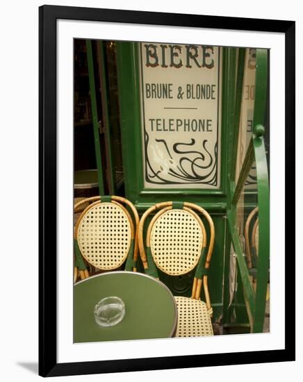 Cafe/Brasserie, Marais District, Paris, France-Jon Arnold-Framed Photographic Print