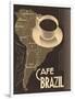 Cafe Brazil II-Hugo Wild-Framed Art Print