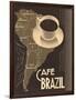 Cafe Brazil II-Hugo Wild-Framed Art Print