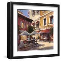 Café Break-Brent Heighton-Framed Art Print