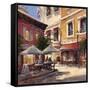 Café Break-Brent Heighton-Framed Stretched Canvas