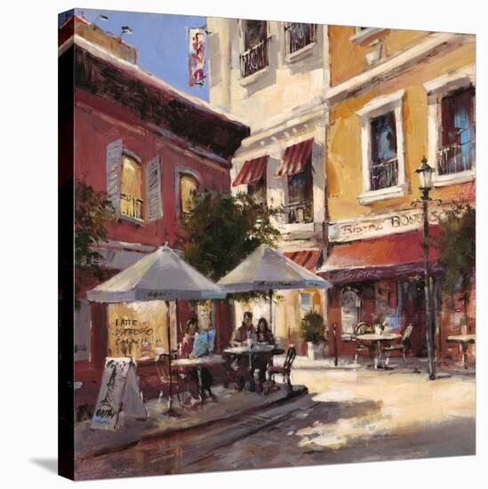 Café Break-Brent Heighton-Stretched Canvas