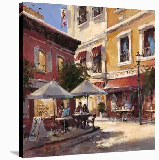 Café Break-Brent Heighton-Stretched Canvas