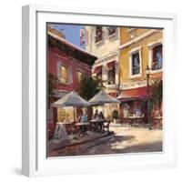 Café Break-Brent Heighton-Framed Art Print