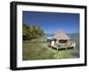 Cafe by Beach, Carenero Island, Bocas Del Toro Province, Panama-Jane Sweeney-Framed Photographic Print