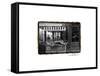 Café Charm, Paris I-Laura Denardo-Framed Stretched Canvas