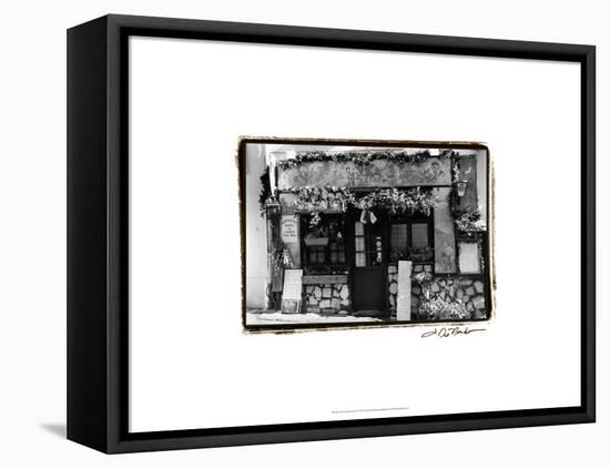 Café Charm, Paris II-Laura Denardo-Framed Stretched Canvas