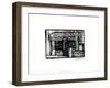 Café Charm, Paris II-Laura Denardo-Framed Art Print