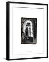 Café Charm, Paris III-Laura Denardo-Framed Art Print