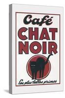 Cafe Chat Noir-null-Stretched Canvas