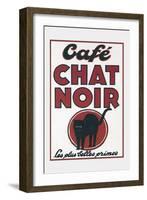 Cafe Chat Noir-null-Framed Art Print