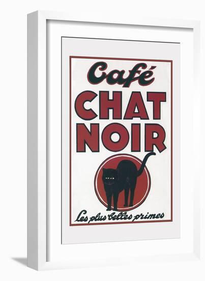 Cafe Chat Noir-null-Framed Art Print