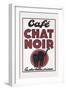 Cafe Chat Noir-null-Framed Art Print