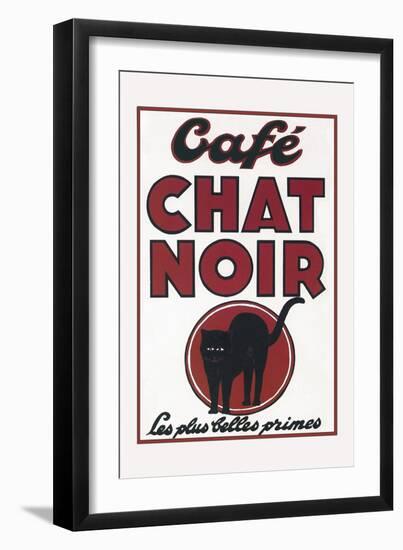 Cafe Chat Noir-null-Framed Art Print