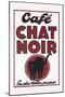 Cafe Chat Noir-null-Mounted Art Print