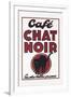 Cafe Chat Noir-null-Framed Art Print