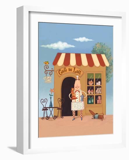 Cafe Chef II-Viv Eisner-Framed Art Print