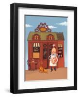 Cafe Chef III-Viv Eisner-Framed Art Print