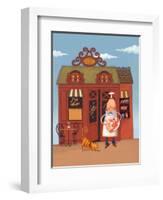 Cafe Chef III-Viv Eisner-Framed Art Print