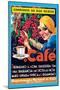 Café (Coffee) - Rio De Janeiro, Brazil - Vintage Advertising Poster, 1930s-Pacifica Island Art-Mounted Art Print
