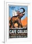 Cafe Collas Perles Des Indes Poster-null-Framed Giclee Print