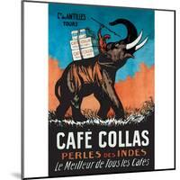 Cafe Collas-null-Mounted Art Print