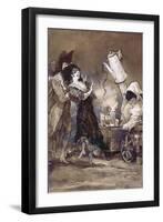 Cafe Con Leche Caliente (After Goya)-George Adamson-Framed Giclee Print