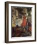 Cafe Concert at Les Ambassadeurs, 1875/77-Edgar Degas-Framed Giclee Print