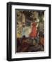 Cafe Concert at Les Ambassadeurs, 1875/77-Edgar Degas-Framed Giclee Print