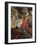 Cafe Concert at Les Ambassadeurs, 1875/77-Edgar Degas-Framed Giclee Print