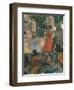 Cafe Concert at Les Ambassadeurs, 1876-77-Edgar Degas-Framed Premium Giclee Print