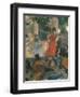 Cafe Concert at Les Ambassadeurs, 1876-77-Edgar Degas-Framed Premium Giclee Print