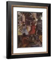 Cafe Concert: At Les Ambassadeurs-Edgar Degas-Framed Premium Edition