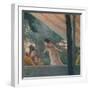 Cafe Concert at the Ambassadeurs, 1885 (Pastel on Paper)-Edgar Degas-Framed Giclee Print