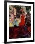 Cafe Concert Aux Ambassadeurs-Edgar Degas-Framed Giclee Print