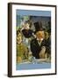 Cafe Concert-Edouard Manet-Framed Art Print