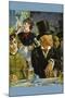 Cafe Concert-Edouard Manet-Mounted Art Print