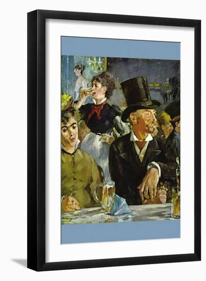 Cafe Concert-Edouard Manet-Framed Art Print