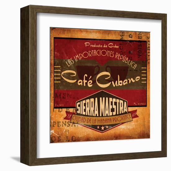 Café Cubano Sq-Jason Giacopelli-Framed Art Print