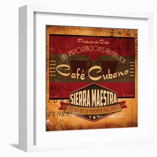 Café Cubano Sq-Jason Giacopelli-Framed Art Print