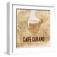 Cafe Cubano-OnRei-Framed Art Print