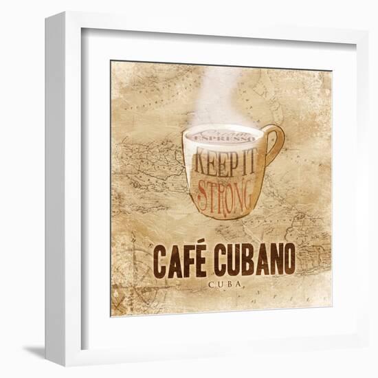 Cafe Cubano-OnRei-Framed Art Print