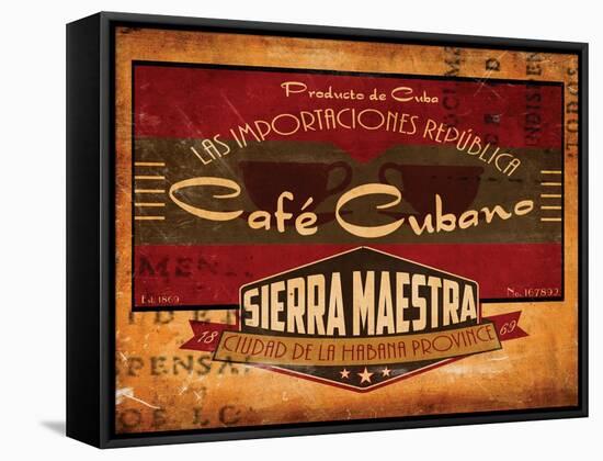 Cafe Cubano-Jason Giacopelli-Framed Stretched Canvas