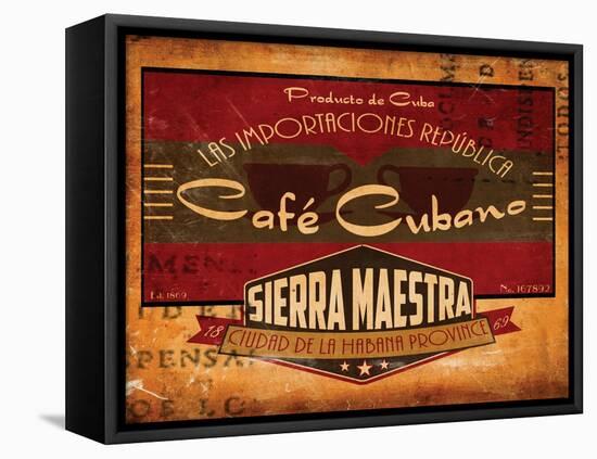 Cafe Cubano-Jason Giacopelli-Framed Stretched Canvas