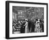 Cafe de La Paix, Paris-Paris La Nuit-Framed Premium Photographic Print