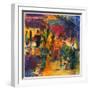 Cafe De La Place, St Paul De Vence-Peter Graham-Framed Giclee Print