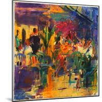 Cafe De La Place, St Paul De Vence-Peter Graham-Mounted Giclee Print