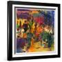 Cafe De La Place, St Paul De Vence-Peter Graham-Framed Giclee Print