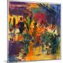 Cafe De La Place, St Paul De Vence-Peter Graham-Mounted Giclee Print