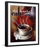 Cafe de Matin-Michael L^ Kungl-Framed Art Print